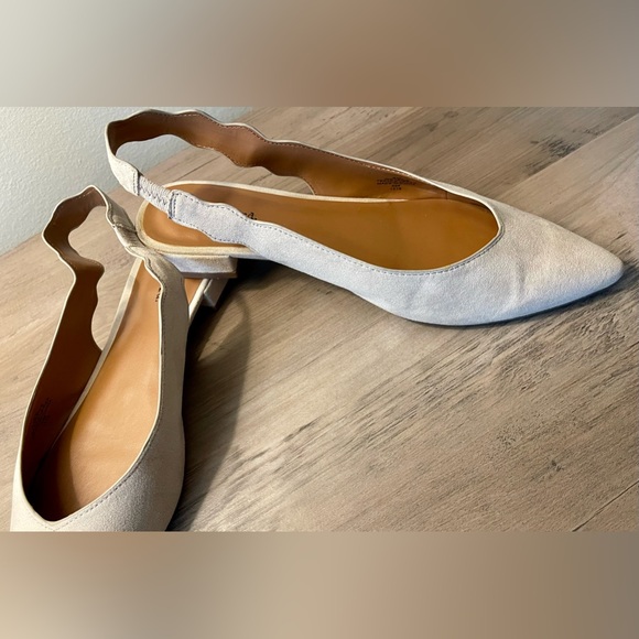 Indigo Rd | Neutral Pointed Ballet Flat Slingback - Picture 5 of 8